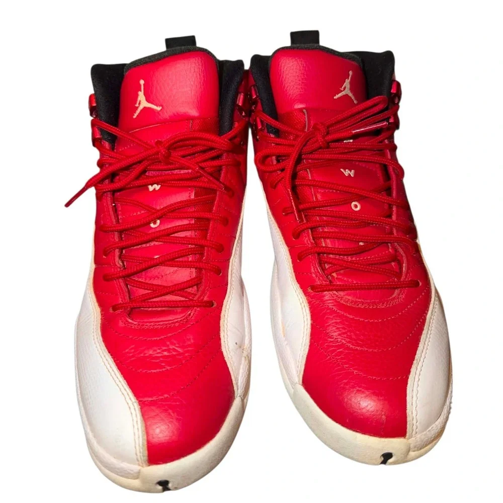 Air‎ Jordan 12 Retro Gym Red White Mens Basketball Shoes 130690-600 Size 9.5